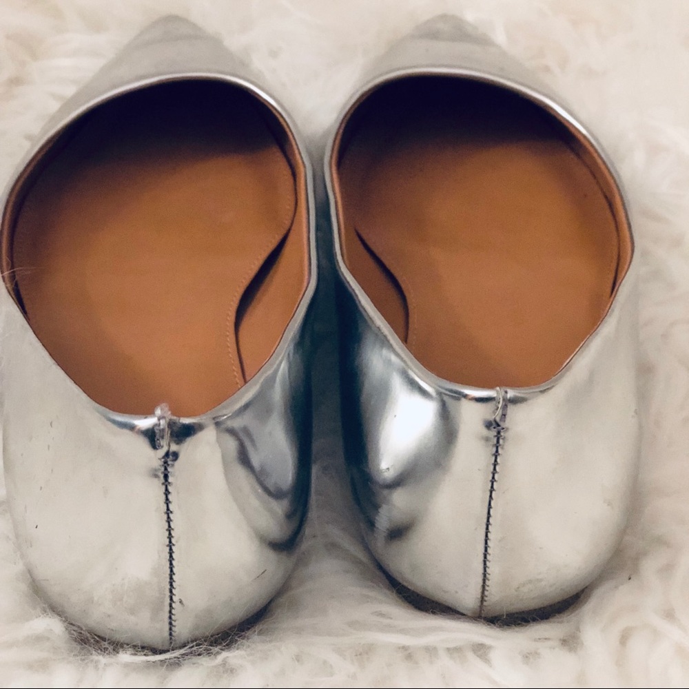 J.Crew Metallic Pointed Flatts - Picture 4 of 6